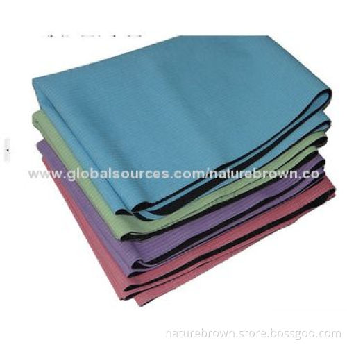 PVC Yoga mats with towels top